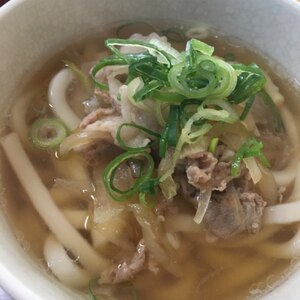 讃岐うどんで簡単に！あったか～い肉うどん